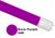 2ft Rose Purple (048) Coloured Sleeve for LED T8 Tubes (32mm Dia)