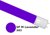 2ft SP M Lavender (343) Coloured Sleeve for LED Tubes (32mm Dia)