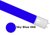 2ft Sky Blue (068) Coloured Sleeve for LED Tubes (32mm Dia)