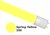 2ft Spring Yellow (100) Coloured Sleeve for LED Tubes (32mm Dia)