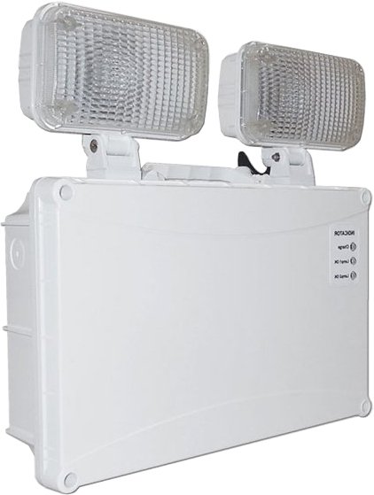 3 Hour IP65 LED Twinspot Emergency Fitting (IP65 Rated)