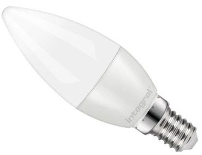 Integral LED Dimmable Frosted Candle 5.6W SES American Daylight (40 Watt Alternative) This is a Product image