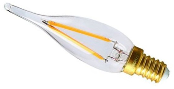 Girard Sudron 1W GS1 LED Filament Candle Warm White This is a Product image