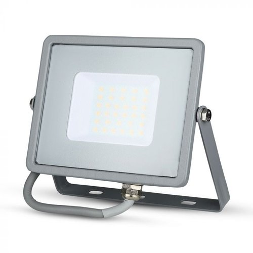 V-Tac Slimline Grey LED Floodlight 30W Cool White (240 Watt Alternative - 5 Year Warranty) This is a Product image