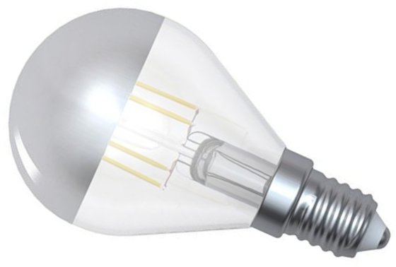 Girard Sudron Dimmable 4W Crown Silver SES LED Filament Golfball Very Warm White This is a Product image