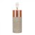 MiniSun Finley Cement / Copper Cylinderical Table Lamp (NO SHADE)