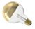 4w Calex G125 Gold Top Mirror LED Globe 200lm 1800k