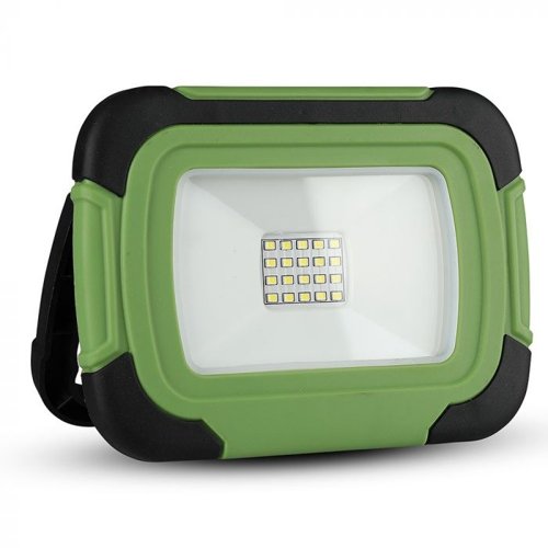 V-Tac 10w IP44 Rechargeable LED Floodlight Daylight 70 Watt Alternative (2 Year Warranty) This is a Product image