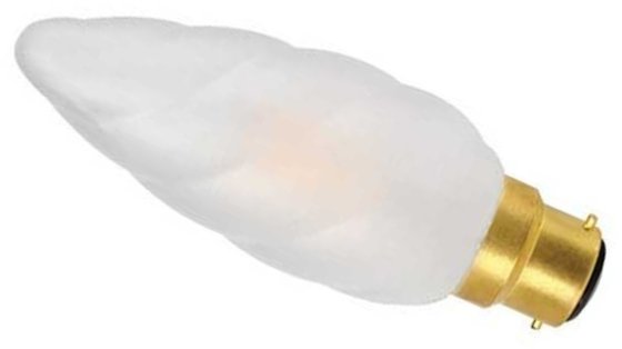 Girard Sudron 4W B22 Matt Twisted Candle GIANT F15 Filament LED 450lm Very Warm White This is a Product image