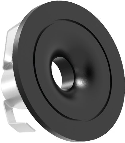 ALL LED 30mm Dia. 1 Watt IP44 LED Marker Light (Cool White - Textured Black Finish) This is a Product image