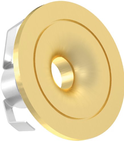 ALL LED 30mm Dia. Mini 1 Watt IP44 LED Marker Light (Cool White - Brushed Brass Finish) This is a Product image