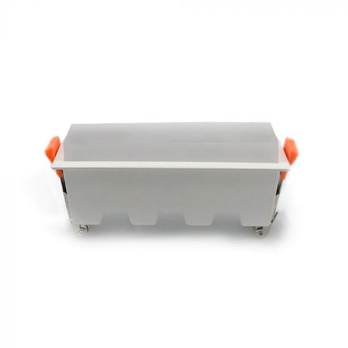 V-Tac 10W Non-Dimmable LED Convex Recess Linear Panel Light Cool White This is a Product image