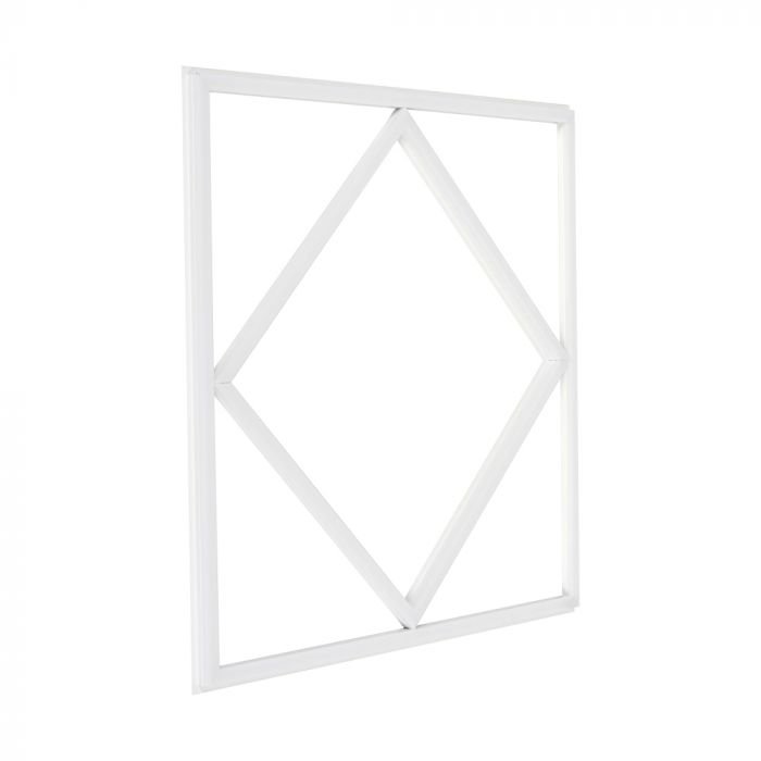 64W LED 595x595mm Diamond in Square Panel Daylight - 6500K