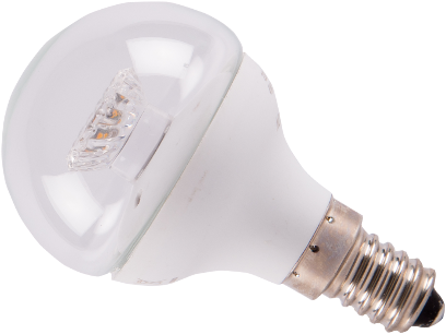 Bell Lighting 2.1W LED 45mm Dimmable Round Ball Clear - SES, 2700K (25W Alternative) This is a Product image