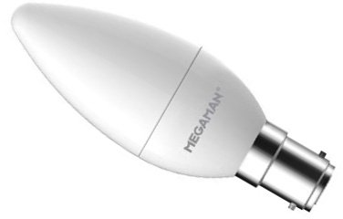 Megaman 4.9W LED B15 Opal Candle Non-Dimming Cool White This is a Product image