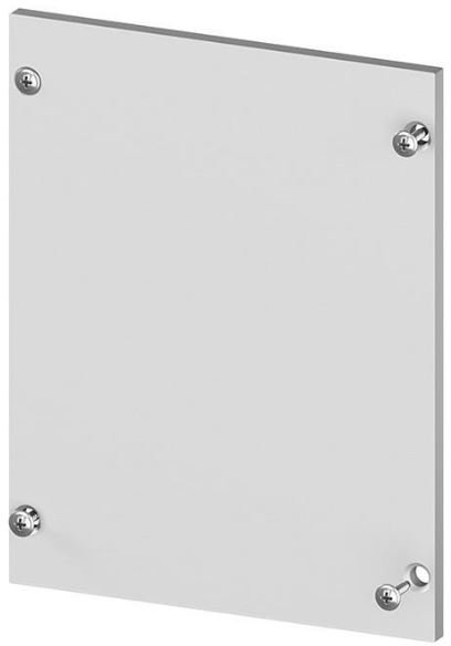 P23-10 Strip Aluminium Silver Architectural Profile End Cap (For C6 Diffusers) Flat-Top