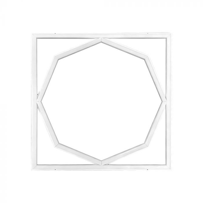 72W LED 595x595mm Octagon Borderline Panel Daylight - 6500K