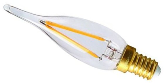 Girard Sudron 1W GS1 Filament LED Candle Very Warm White This is a Product image