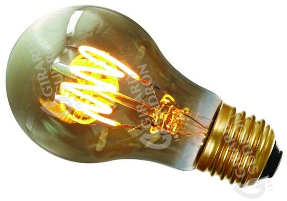 Girard Sudron Filament GLS LED 3w Edison Screw Warm White 160lm Dimmable Smoky This is a Product image