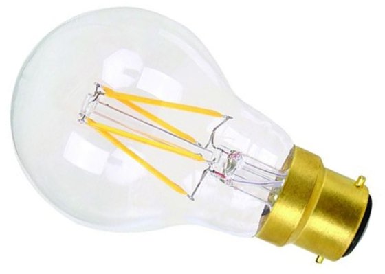 Girard Sudron Filament GLS LED 8w Bayonet Cap Very Warm White 806lm Dim Clear This is a Product image