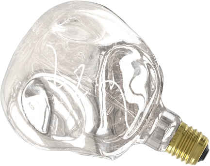 Calex 4W XXL Organic NEO LED Bulb Edison Screw Filament Ultra Warm White Silver - (Hand Blown) This is a Product image