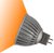 This is a 7 W GX5.3/GU5.3 bulb that produces a Amber light which can be used in domestic and commercial applications