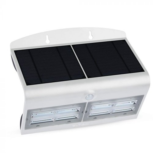 V-Tac IP65 Solar LED PIR Wall Light 7w Cool White This is a Product image