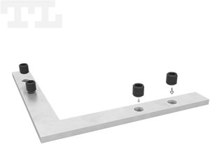 90D Angle Connector for Aluminium Strip Profile (Hex Socket)