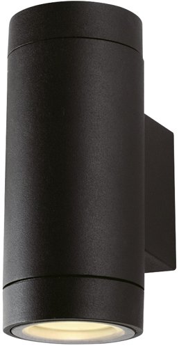 ALL LED GU10 Bidirectional Decorative Tubular Wall Light Black Powder Coat Finish This is a Product image