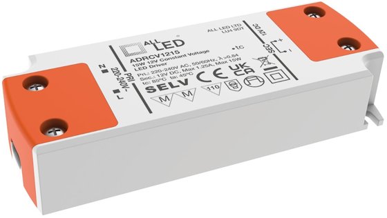 ALL LED 12V 15W Non-Dimmable Constant Voltage LED Driver IP20 This is a Product image
