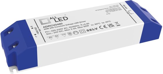 ALL LED 24V 60W Non-Dimmable Constant Voltage LED Driver IP20 This is a Product image