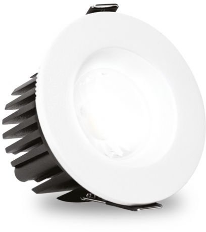 ALL LED 10W Dimmable IP65 Fire Rated Downlight Warm White