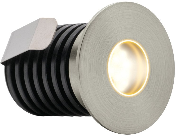 ALL LED Marine 1 7W 2700K Stainless Steel 316L LED IP67 Baffle Honeycomb Ground Light