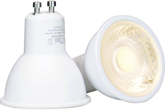 ALL LED Morgan 5.5W LED 3000K Dimmable GU10 Lamp with Diamondtec Lens This is a Product image