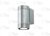 ALL LED GU10 Brushed Aluminium Unidirectional Decorative Tubular Wall Light