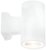 ALL LED GU10 Polar White Powder Coat Finish Unidirectional Decorative Tubular Wall Light