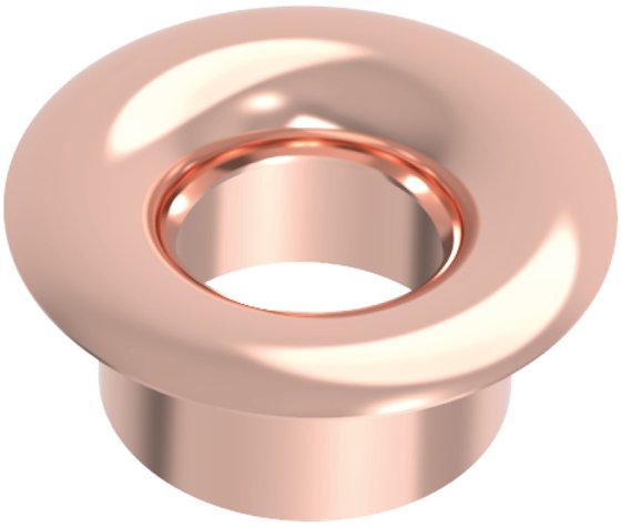 ALL LED Interchangeable Polished Copper Micro Marker Light Bezel For AMKR012 Range This is a Product image