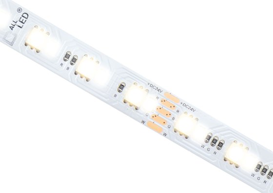 ALL LED 30m IP65 RGB+Warm White LED Strip 20W/m 24V This is a Product image