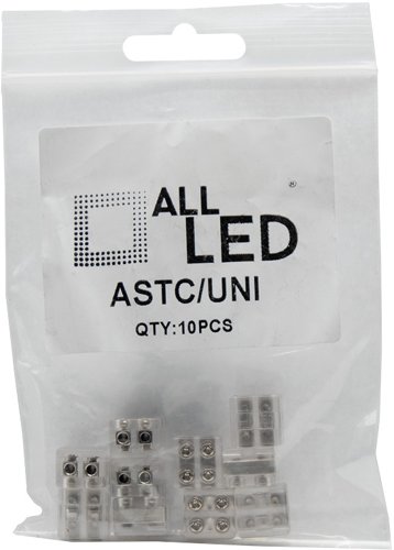 All LED Straight LED Tape Connector - Pack Of 10 (For 12V & 24V, 8mm & 10mm Strip) This is a Product image