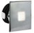 All LED 1 Watt Chrome IP65 Low Level Square Window (Cool White)