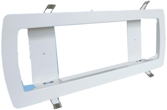 Eterna IP20 White Semi Recessed Emergency Bulkhead Frame This is a Product image