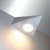 Eterna Warm White 1.7W White LED Triangle Cabinet Downlight