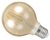 Crompton 5W Dimmable Filament G80 Globe ES 2200K Gold Finish