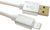 Dencon 1000mm USB A to Lightning/iPhone Braided Cable (White)