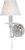 Elstead Lighting E14 Finsbury Park 1 Light Wall Light in Polished Nickel