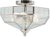 Elstead Lighting E27 Old Park 2 Light Semi Flush Lantern in Polished Nickel