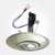 Eterna IP20 Brushed Nickel Ceiling Downlight Converter (Requires 50W Max Lamp) LAMP NOT INCLUDED