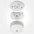 Eterna IP20 White Un-Wired Plug in Ceiling Rose