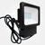 Eterna IP44 Cool White 20W Black Standard LED Floodlight + Pre-Wired / Quick Fixing Bracket