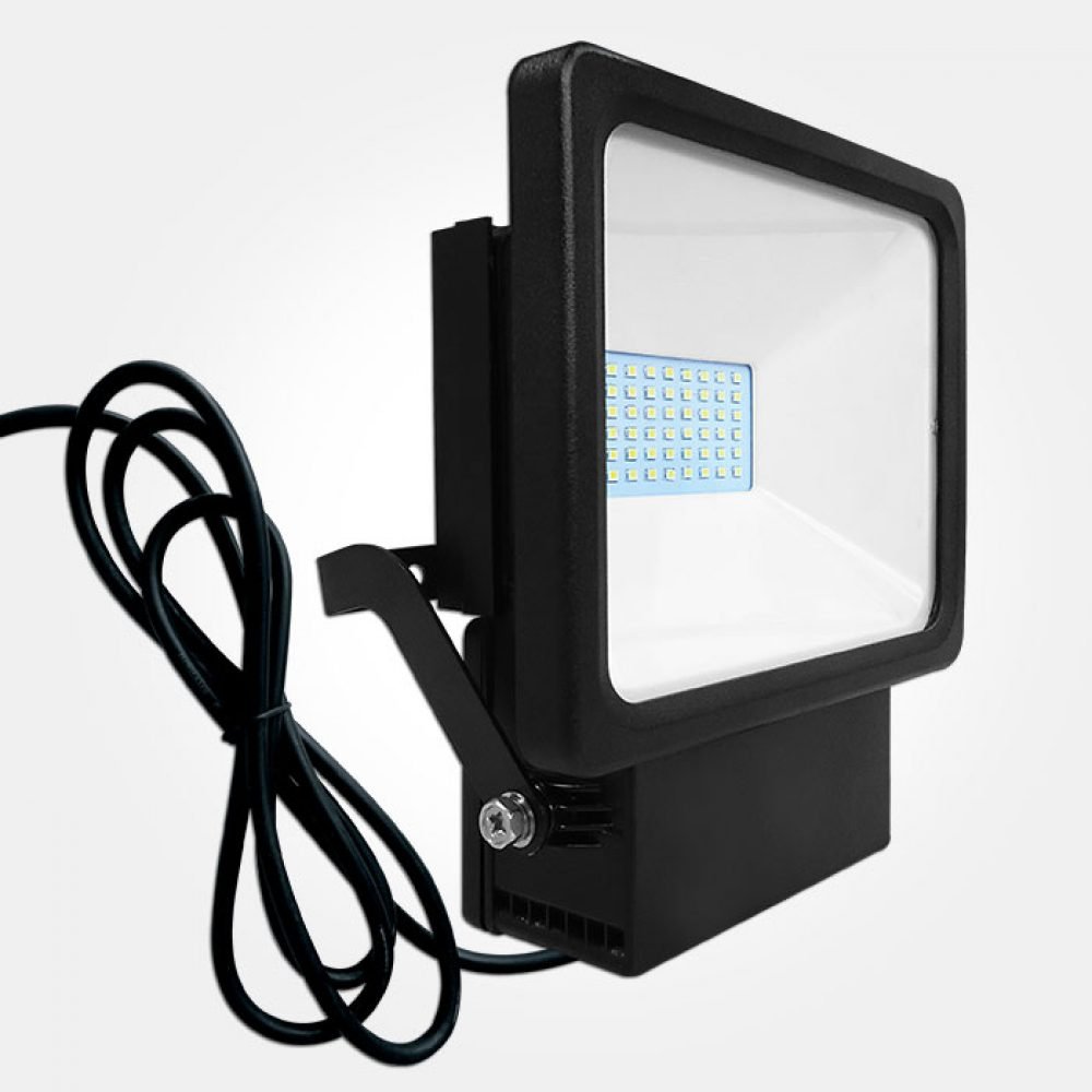 Eterna Standard LED Floodlight 30 Watt Black 4000K (IP44 Rated)
